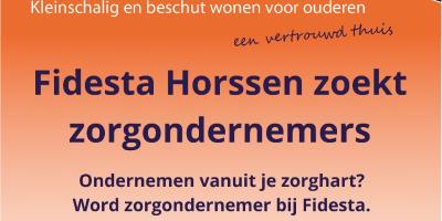 Zorgondernemers gezocht voor Fidesta Horssen